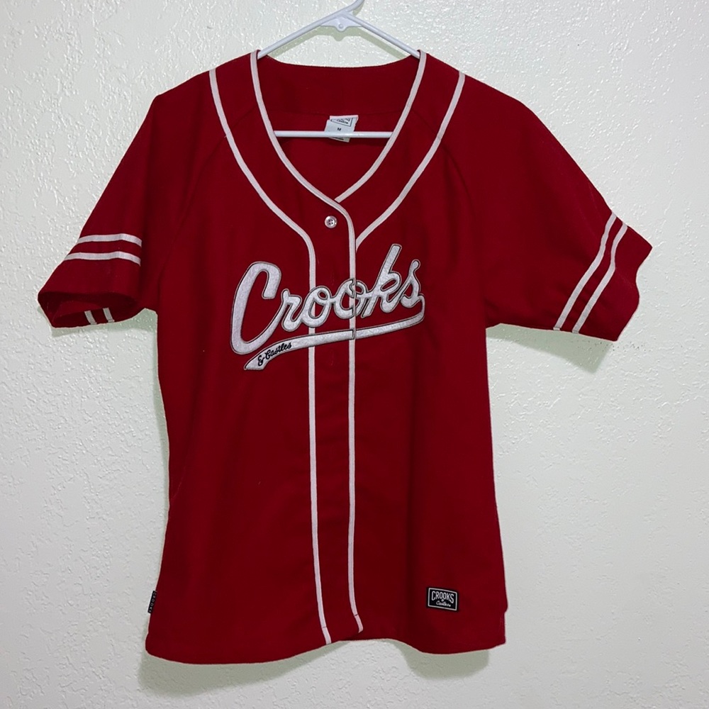 Crooks and Castles baseball jersey
